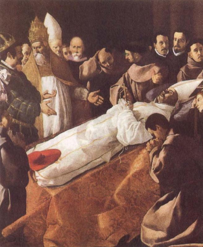 Francisco de Zurbaran The Lying-in-State of St Bonaventure Germany oil painting art